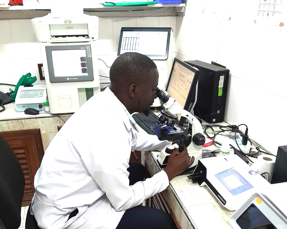 Laboratory Technician at Work